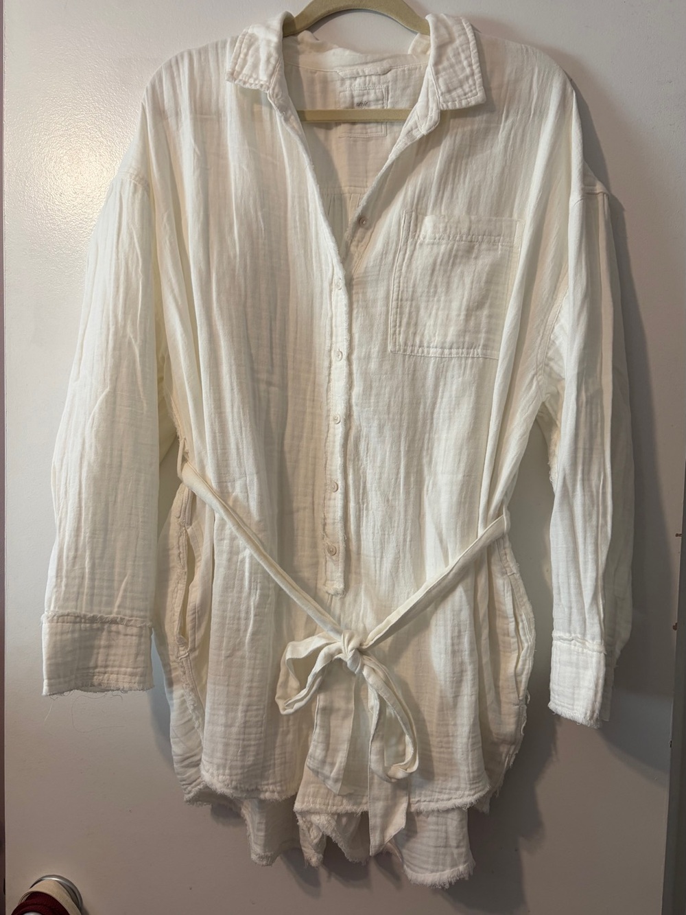 Aerie White Button-Up Romper with Tag - Picture 2 of 9